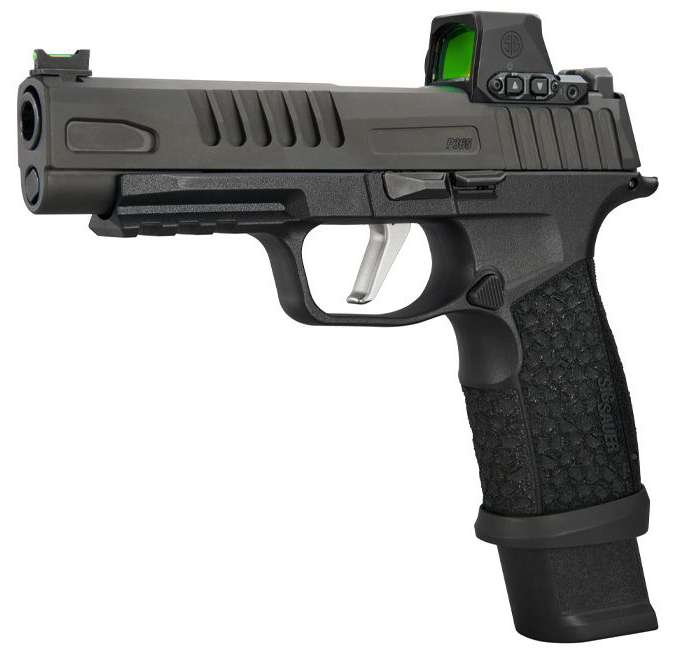 SIG SAUER P365 FUSE HGA 9MM 4.3IN BBL FO FRT BLK REAR RX COMPACT BLK LXG GRIP 1 17RD & 2 21RD MAGS