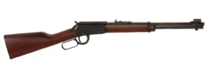 HENRY H1 CLASSIC LEVER YOUTH RIFLE RIL 22 WMR 16.5 IN BBL BLUE/ WALNUT 10 RD