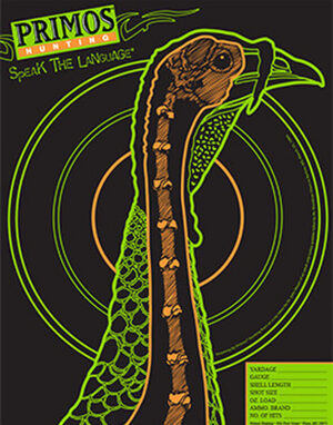 Primos 6042 VisiShot Turkey Hanging Paper Shotgun Multi-Color Impact Enhancement 10 Pack