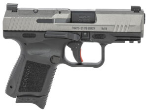 Canik HG6597TN TP9 Elite Subcompact 9mm Luger 3.60" 12+1 Black Tungsten Gray Cerakote Steel Slide Black Interchangeable Backstrap Grip