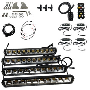 Foxpro MUDCT4KIT Mud Cutter Light Kit Black 2810/3380/4408 Lumens White/Amber/Mixed LED