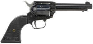 Heritage Mfg RR22B4PG Rough Rider  22 LR 6 Shot, 4.75" Black Steel Barrel, Black Cerakote Zinc Alloy Frame, Black Cerakote Cylinder, Black Polymer Grip, Hammer/Thumb Safety, Exposed Hammer