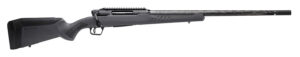 Savage Arms 57899 Impulse Mountain Hunter 30-06 Springfield 4+1 22" Carbon Fiber Threaded Barrel, Black Aluminum Receiver w/Picatinny Rail, Gray AccuStock Synthetic Stock, Ambidextrous