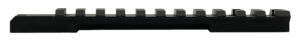 Weatherby J010001 Picatinny Rail  Black Aluminum Weatherby Mark V Weaver Mount Magnum 9-Lug Action 20 MOA