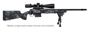 Horizon Firearms RF017S392214T19 Vandal Prime 7MM PRC 22" Black Spiral Fluted Threaded Barrel, Drilled & Tapped Receiver, Textured Iota EKO Carbon Fiber Stock