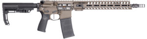 Patriot Ordnance Factory 02050 Minuteman  300 Blackout 30+1 13.75" Black Nitride Barrel/ Patriot Brown Cerakote Aluminum Receiver Picatinny Rail