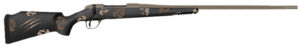 Fierce Firearms TWTROG65PRC20BS Twisted TI Rogue 6.5 PRC 20" Black Cerakote Steel Threaded Barrel, Drilled & Tapped Titanium Receiver, LR Negative Comb Sonora Ambush Camo Carbon Fiber Stock