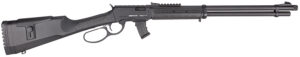Derya Firearms TM22.LEVER.20 TM22 Lever 22 LR 10+1 20" Black Threaded Barrel, Black Anodized Picatinny Rail Receiver, Black AG w/Extensions Polymer Buttstock