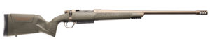 Christensen Arms 8011504900 Evoke 375 H&H 3+1 22" Burnt Bronze Cerakote Threaded Barrel & Steel Drilled & Tapped Receiver, Picatinny Rail Forend, Adj Cheek Riser Polymer Stock