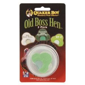 Quaker Boy Old Boss Hen Turkey Call 3 pk.