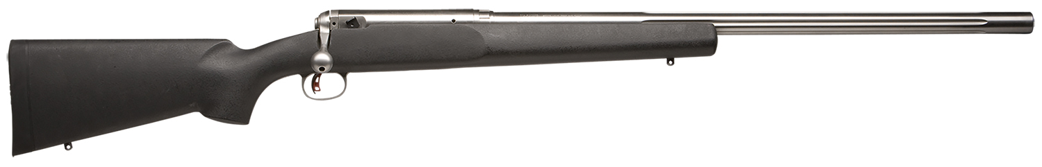 Savage Arms 18147 12 LRPV Full Size 22-250 Rem 1rd 26" Matte Heavy Fluted Barrel, Matte Stainless Steel Receiver w/Picatinny Rail, Matte Black HS Precision w/V-Block Synthetic Stock, Right Hand