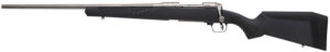 Savage Arms 57086 110 Storm Full Size 243 Win 4+1 22" Matte Button-Rifled Barrel, Matte Drilled & Tapped Stainless Steel Receiver, AccuStock Matte Gray Synthetic Stock, Left Hand