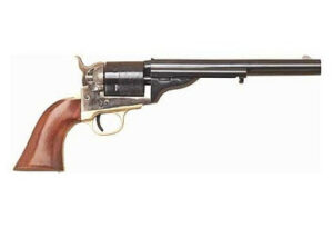 Cimarron CA914 1872 Open Top Navy .38 Special 7.5" 6 Rounds Blued/Case Hardened/Walnut