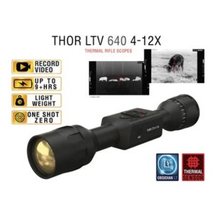4-12X THOR-LTV 640X480 12-MICRON THERMAL RIFLE SCOPE