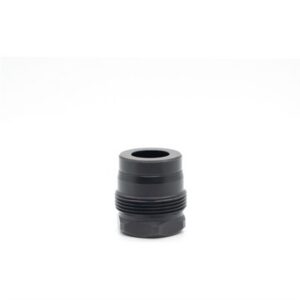MINI MUZZLE BRAKE 0.456 1/2-28 THREAD TAPER SHOULDER BLACK