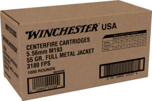WINCHESTER USA 5.56X45 55GR - FMJ 1000RD CASE LOT
