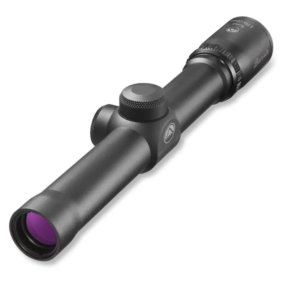Burris Scout Rifle Scope 2.75x20mm 1" SFP Heavy Plex Black