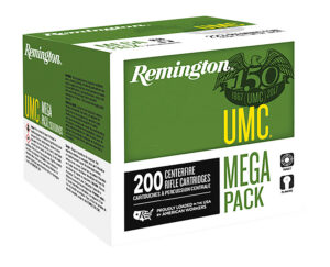 Remington Ammunition 20109 UMC Mega Pack 300Blackout 220gr Open Tip Flat Base 200 Per Box/1 Case *Loose