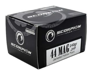 SCORPION 44 REM MAG - 240GR JHP 20RD 10BX/CS