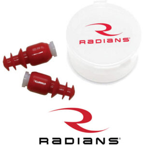 Cease Fire Baffle Style Earplugs Noise Activated Washable with Carry Case