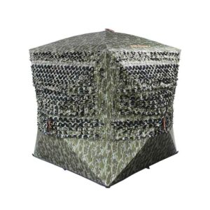 Muddy Carnage Die Cut Ground Blind Mossy Oak Bottomland