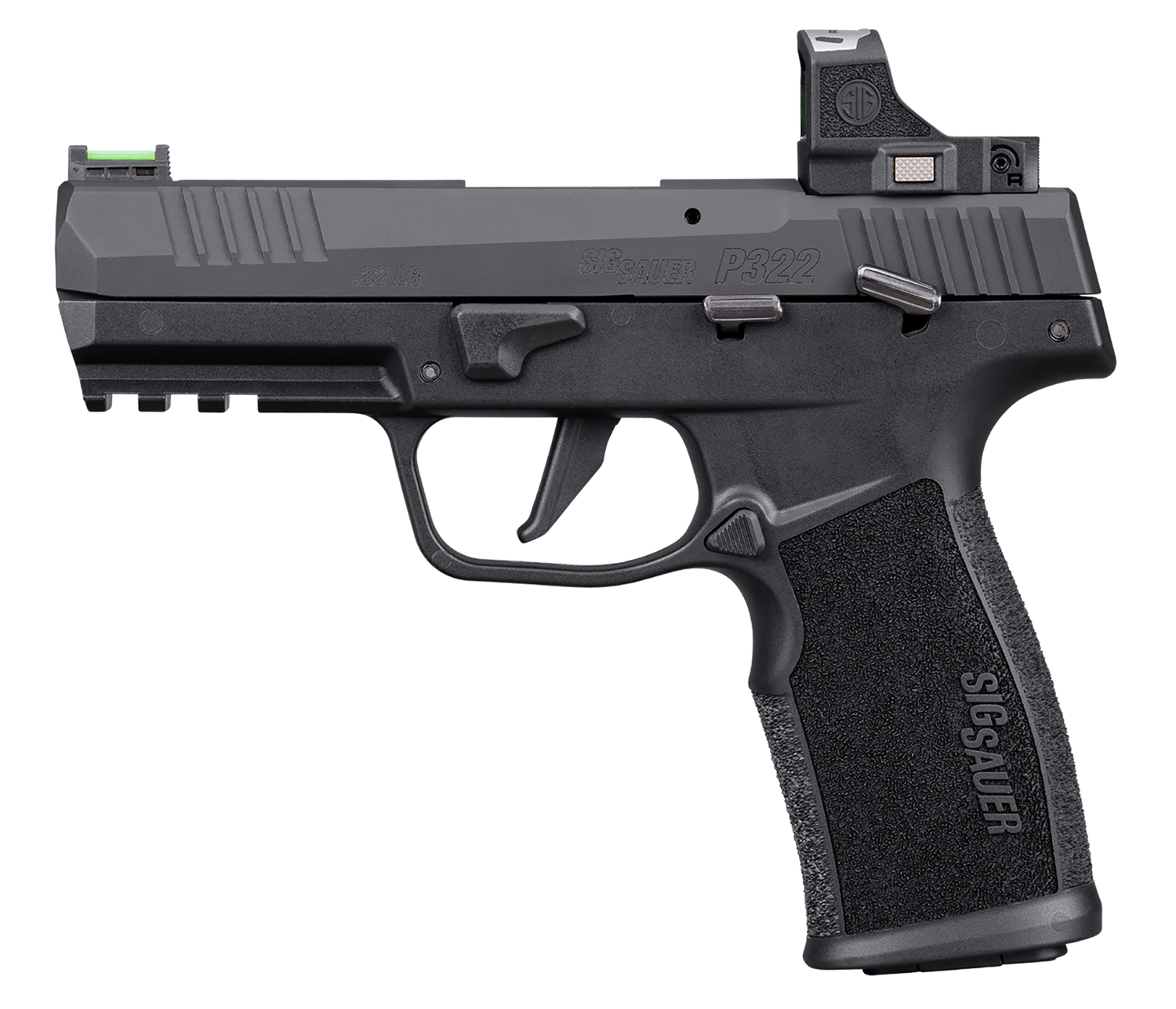 SIG 322CBRS P322 22LR 4 ROMEO RS 20R BLK