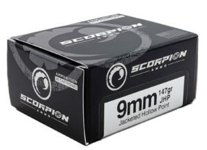 SCORPION 9MM LUGER - 147GR JHP 20RD 10BX/CS
