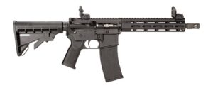 Tippmann Arms A101174 M4-22 Elite SBR 22 LR 25+1 11" Black Parkerized Threaded Barrel, Matte Black Aluminum Receiver w/Picatinny Rail, M-LOK Handguard, Adjustable Black Polymer Stock, Black Gen2 Grip