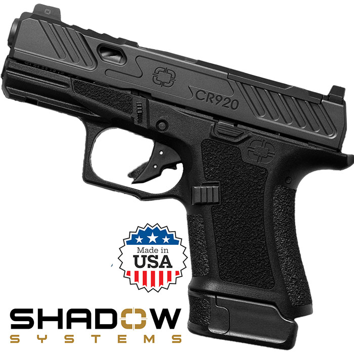 CR920 Elite Slide 9MM 3.41 inch 13 Round Black Optic Ready  w/Night Sights with